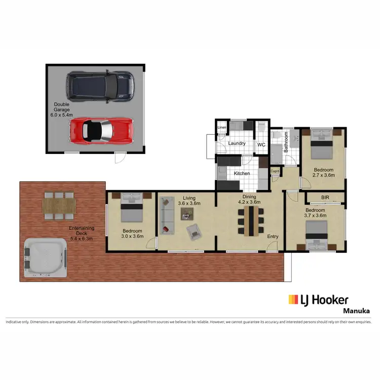 Floorplan of Homely house listing, 14 Nimbin Street, Narrabundah ACT 2604