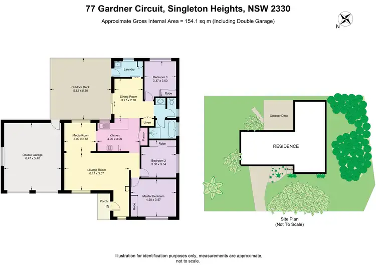 Floorplan of Homely house listing, 77 Gardner Circuit, Singleton NSW 2330