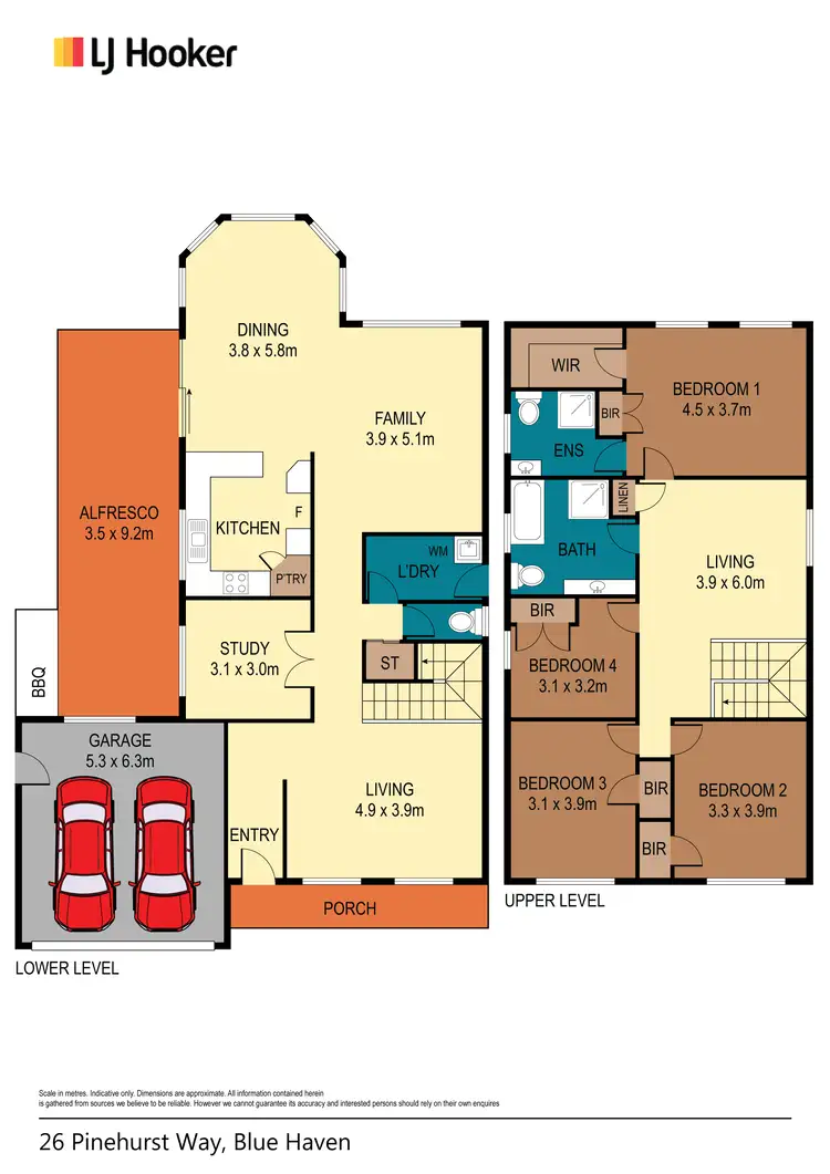 Floorplan of Homely house listing, 26 Pinehurst Way, Blue Haven NSW 2262