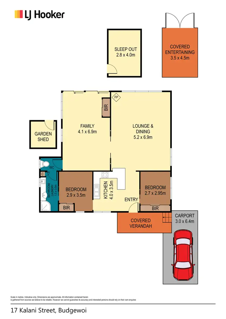 Floorplan of Homely house listing, 17 Kalani Street, Budgewoi NSW 2262