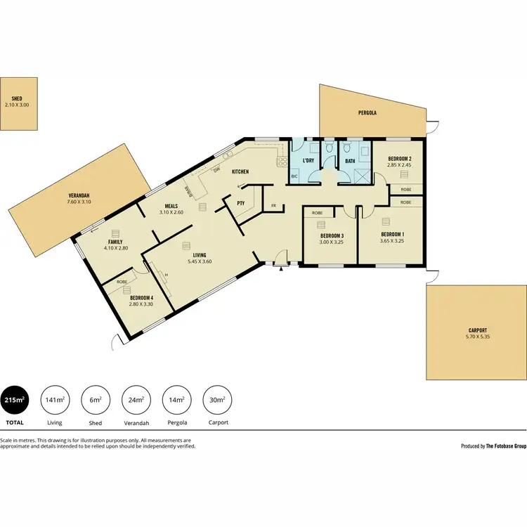Floorplan of Homely house listing, 1 Elura Street, Modbury North SA 5092