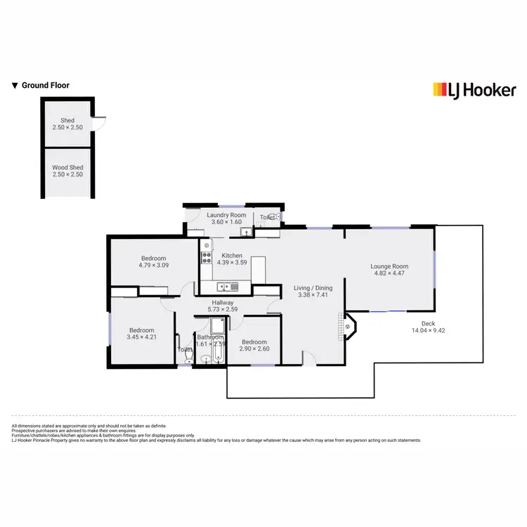 Floorplan of Homely house listing, 3 Ninabah Street, Howrah TAS 7018