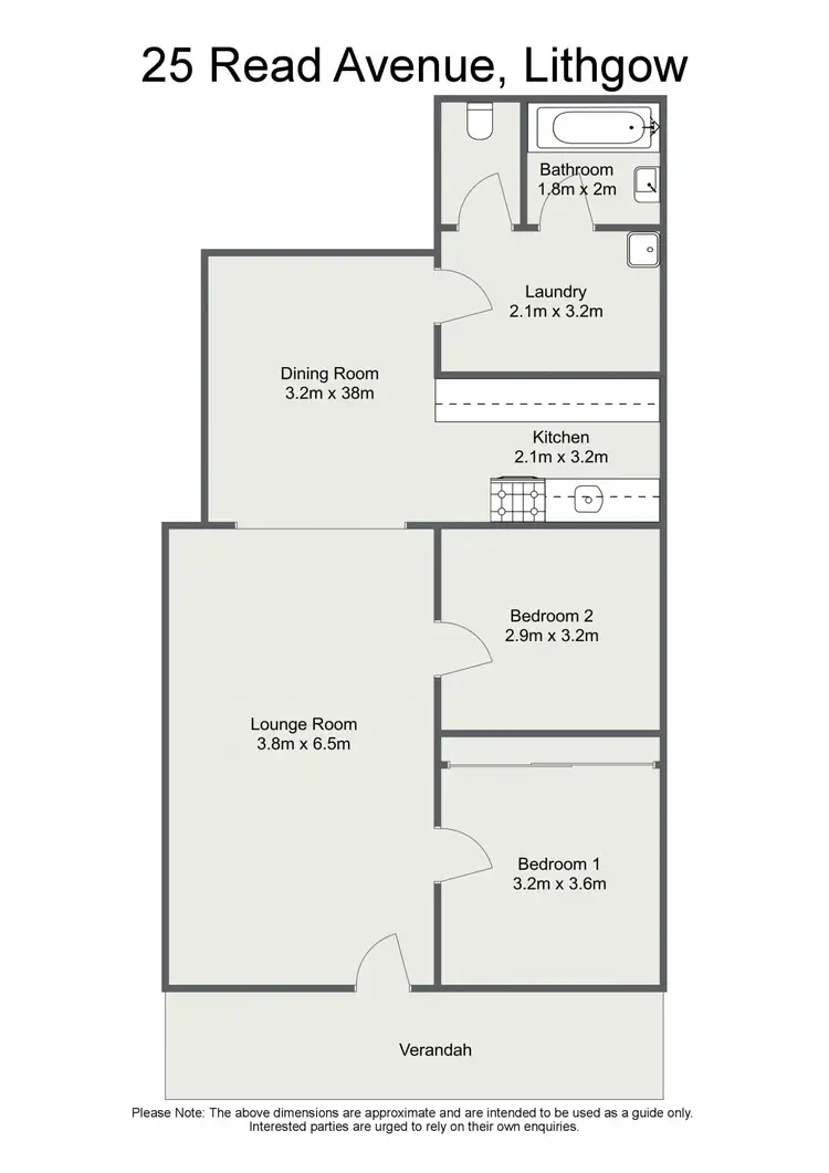 Floorplan of Homely house listing, 25 Read Avenue, Lithgow NSW 2790