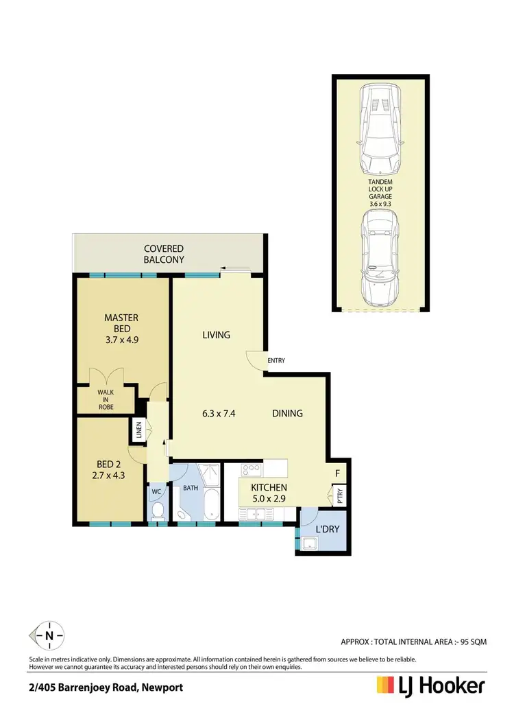 Floorplan of Homely unit listing, 2/405 Barrenjoey Road, Newport NSW 2106