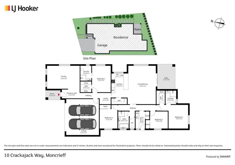 Floorplan of Homely house listing, 10 Crackajack Way, Moncrieff ACT 2914