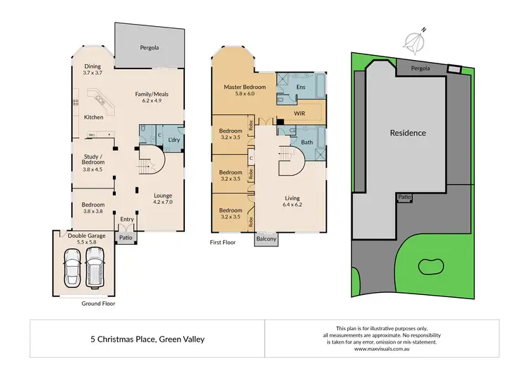Floorplan of Homely house listing, 5 Christmas Place, Green Valley NSW 2168