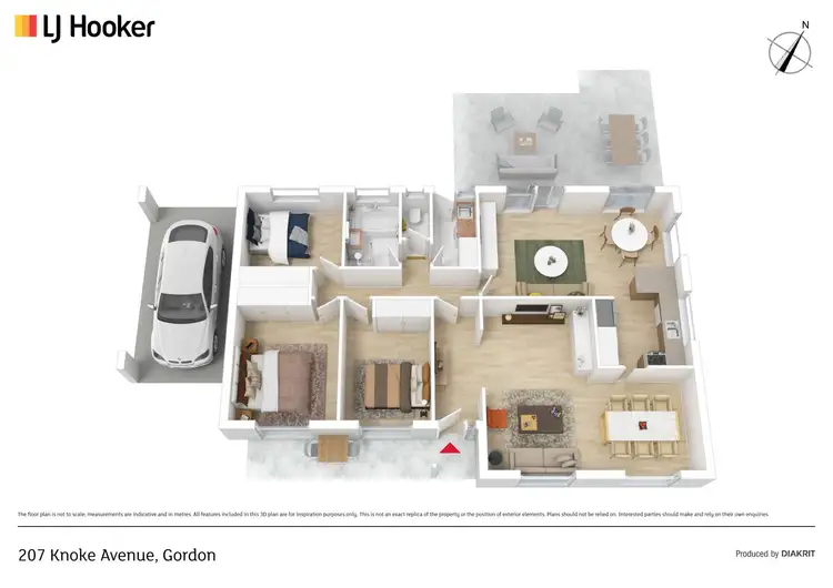 Floorplan of Homely house listing, 207 Knoke Avenue, Gordon ACT 2906