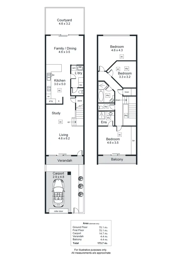 Floorplan of Homely house listing, 28 Halls Place, Adelaide SA 5000