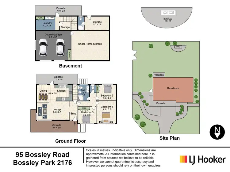 Floorplan of Homely house listing, 95 Bossley Road, Bossley Park NSW 2176