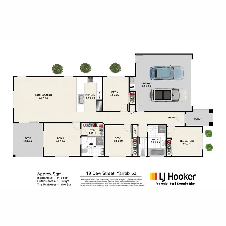Floorplan of Homely house listing, 19 Dew Street, Yarrabilba QLD 4207