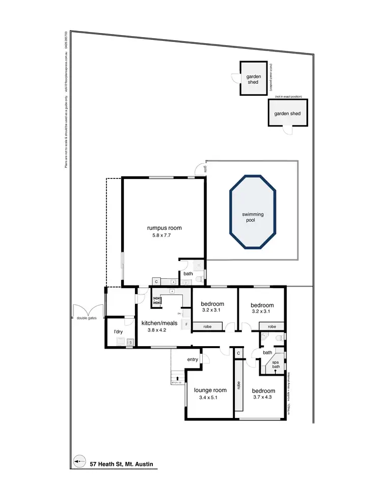 Floorplan of Homely house listing, 57 Heath Street, Mount Austin NSW 2650