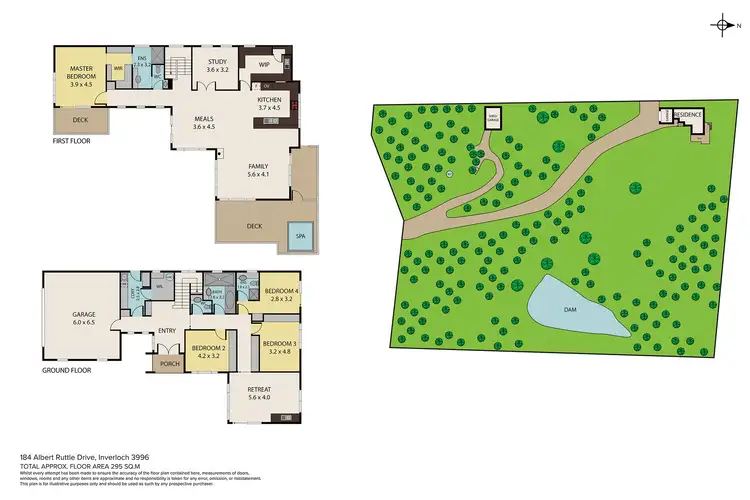 Floorplan of Homely house listing, 184 Albert Ruttle Drive, Inverloch VIC 3996