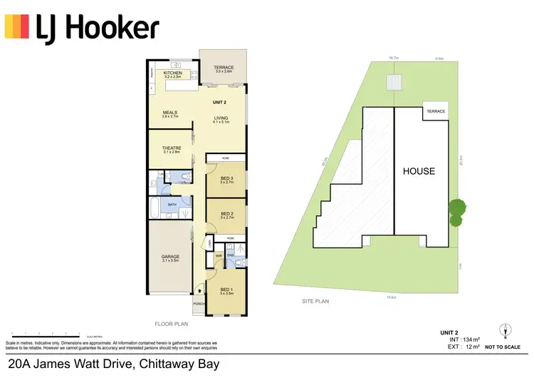 Floorplan of Homely house listing, 20a James Watt Drive, Chittaway Bay NSW 2261