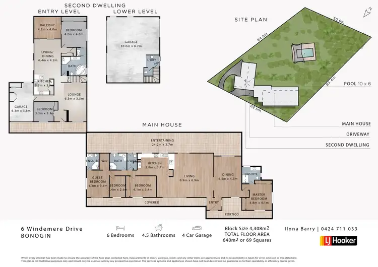 Floorplan of Homely house listing, 6 Windemere Drive, Bonogin QLD 4213