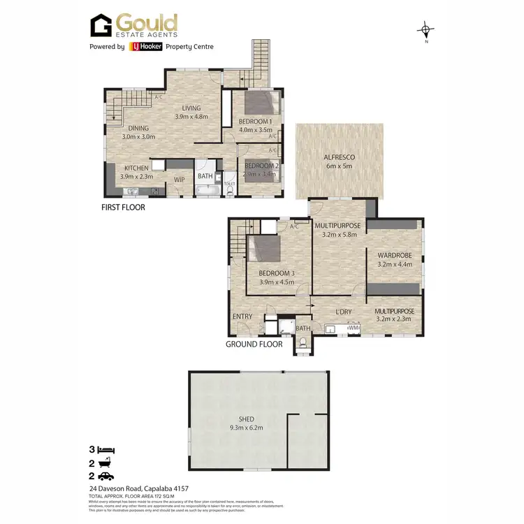 Floorplan of Homely house listing, 24 Daveson Road, Capalaba QLD 4157