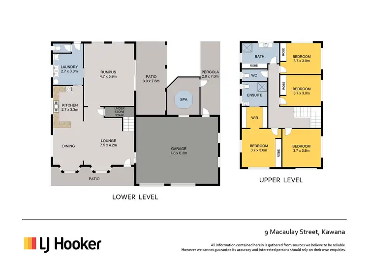 Floorplan of Homely house listing, 9 Macaulay Street, Kawana QLD 4701