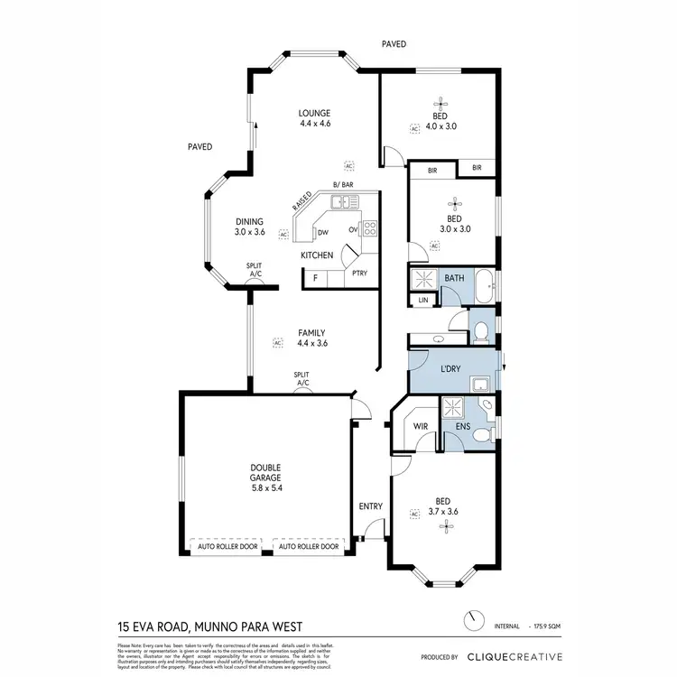 Floorplan of Homely house listing, 15 Eva Road, Munno Para West SA 5115