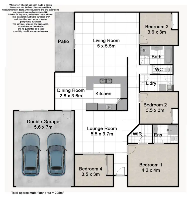 Floorplan of Homely house listing, 6 Shangrila Crescent, Springfield Lakes QLD 4300