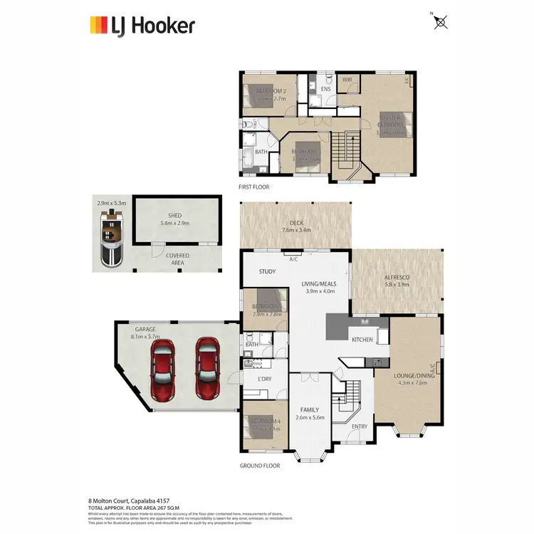 Floorplan of Homely house listing, 8 Molton Court, Capalaba QLD 4157