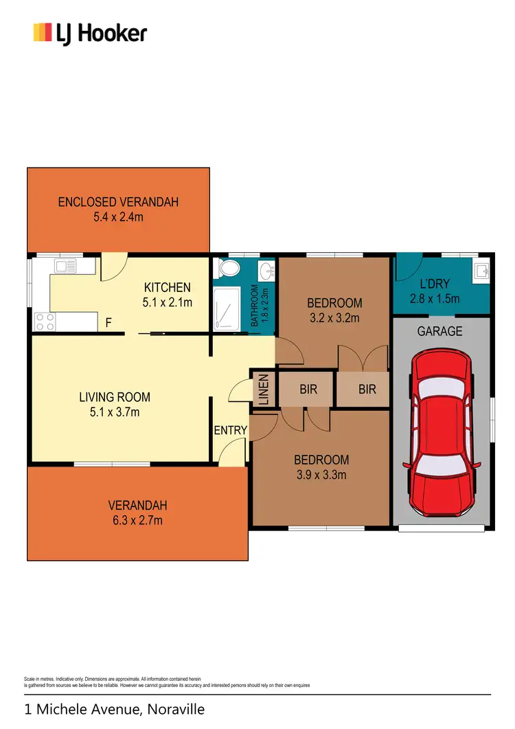 Floorplan of Homely house listing, 1 Michele Avenue, Noraville NSW 2263