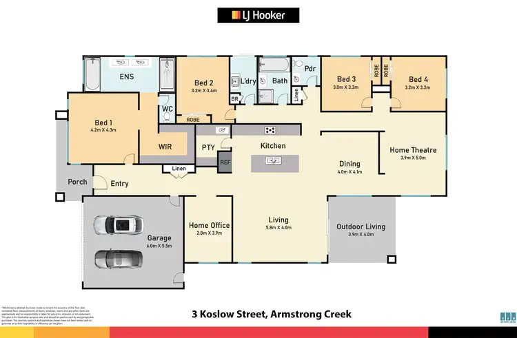 Floorplan of Homely house listing, 3 Koslow Street, Armstrong Creek VIC 3217