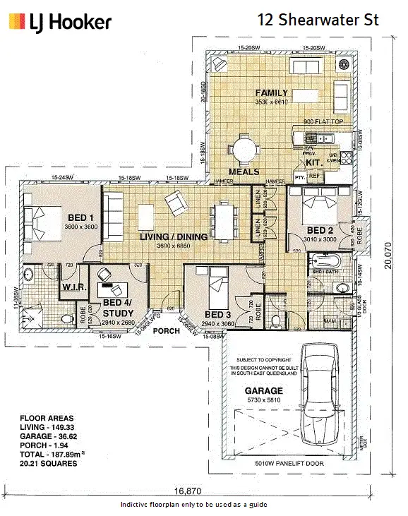 Floorplan of Homely house listing, 12 Shearwater Street, Port Douglas QLD 4877