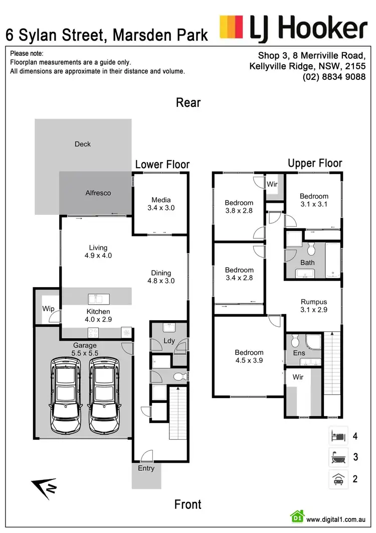 Floorplan of Homely house listing, 6 Sylan Street, Marsden Park NSW 2765