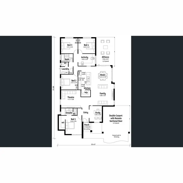 Floorplan of Homely house listing, 67 Millbridge Boulevard, Millbridge WA 6232