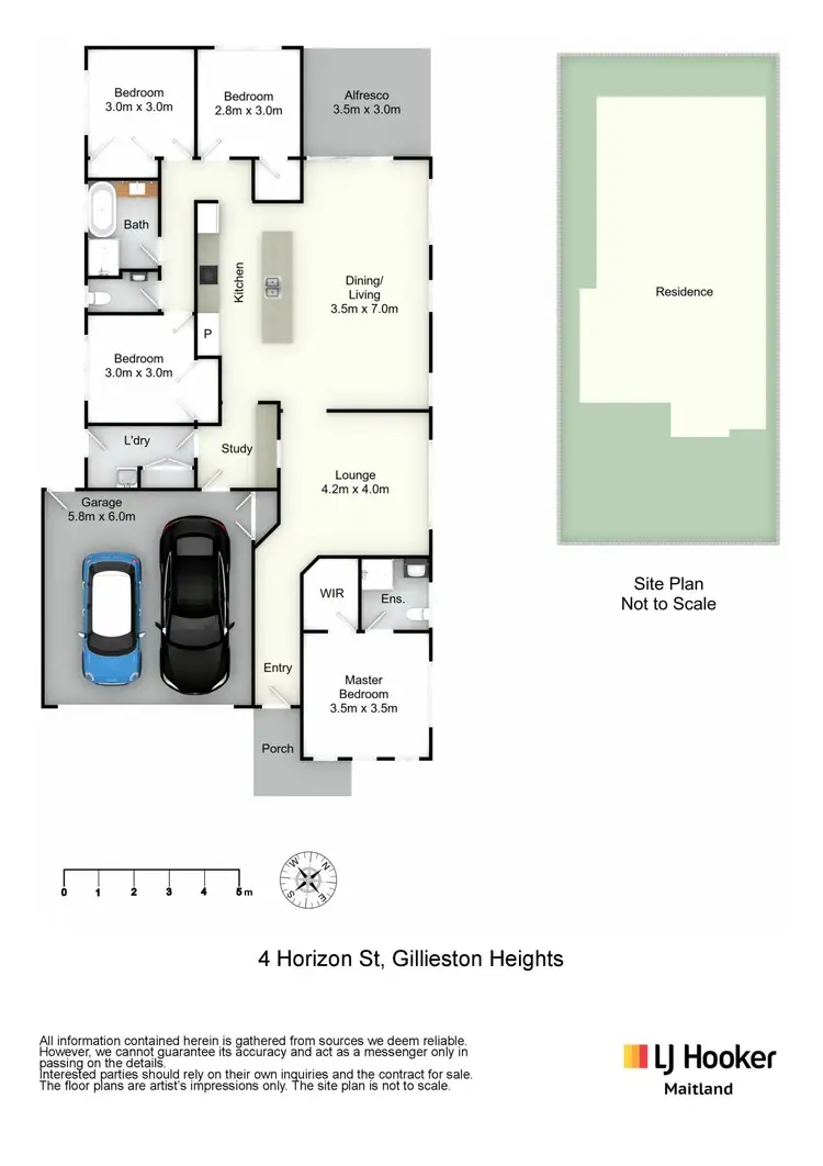 Floorplan of Homely house listing, 4 Horizon Street, Gillieston Heights NSW 2321