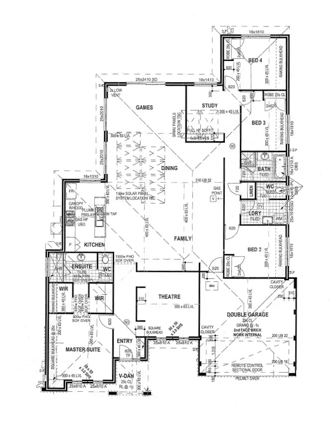 Floorplan of Homely house listing, 1 Zenith Turn, Baldivis WA 6171