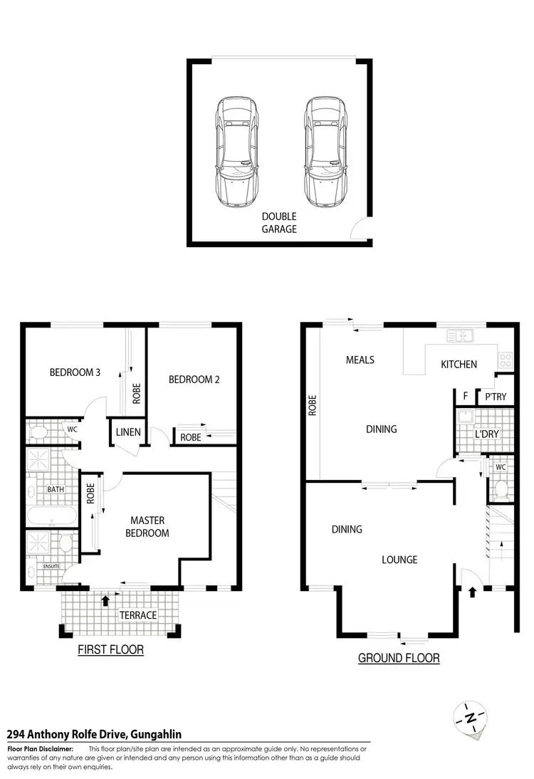 Floorplan of Homely townhouse listing, 294 Anthony Rolfe Avenue, Gungahlin ACT 2912