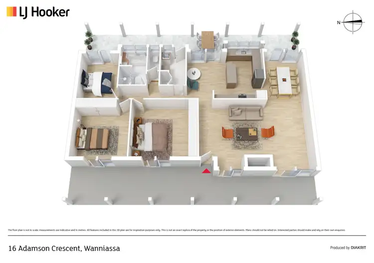 Floorplan of Homely house listing, 16 Adamson Crescent, Wanniassa ACT 2903