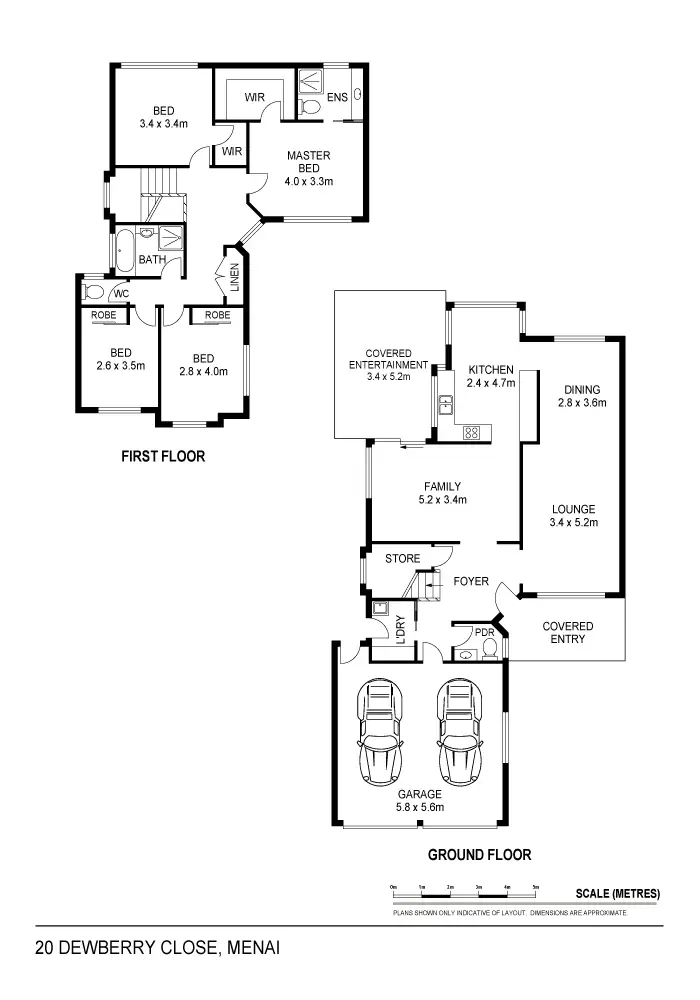 Floorplan of Homely house listing, 20 Dewberry Close, Menai NSW 2234