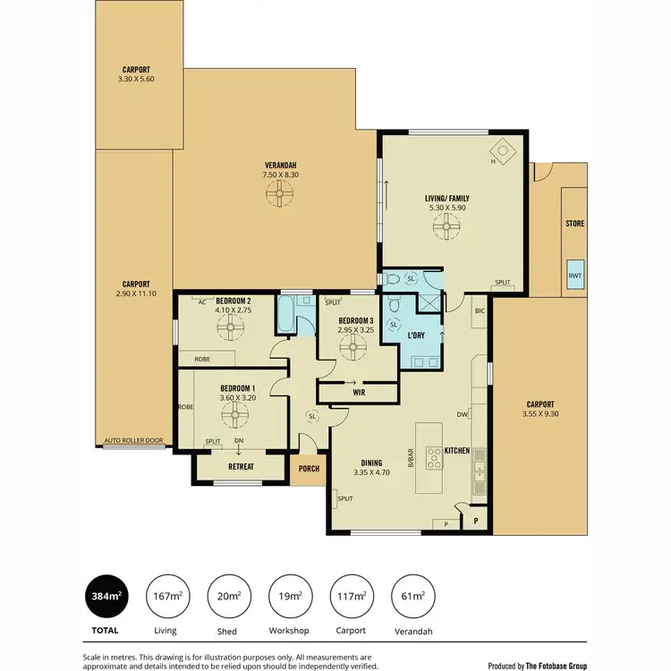 Floorplan of Homely house listing, 18 Tindall Road, Enfield SA 5085