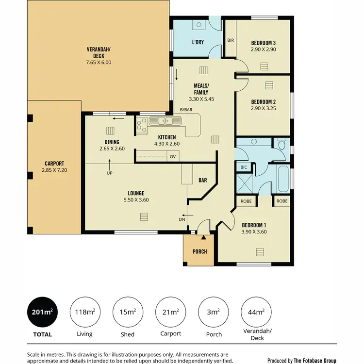 Floorplan of Homely house listing, 5 Arunta Drive, Salisbury Heights SA 5109
