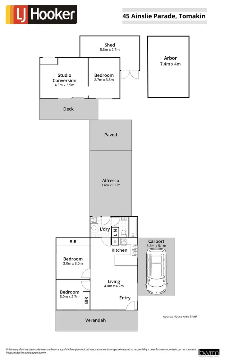 Floorplan of Homely house listing, 45 Ainslie Parade, Tomakin NSW 2537