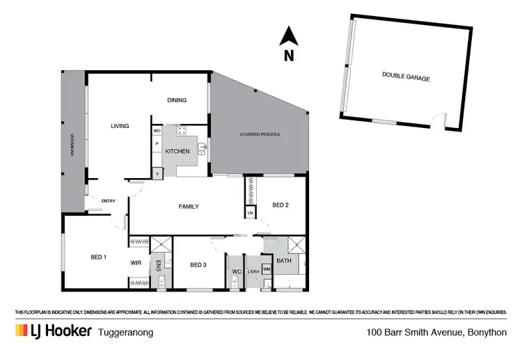 Floorplan of Homely house listing, 100 Barr Smith Avenue, Bonython ACT 2905