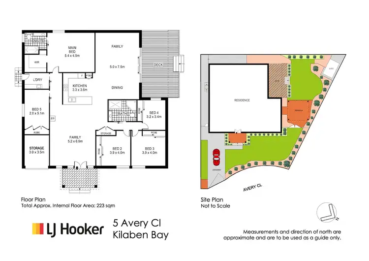 Floorplan of Homely house listing, 5 Avery Close, Kilaben Bay NSW 2283
