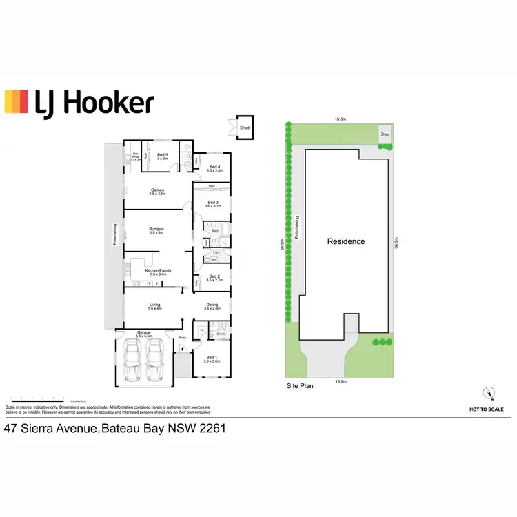 Floorplan of Homely house listing, 47 Sierra Avenue, Bateau Bay NSW 2261