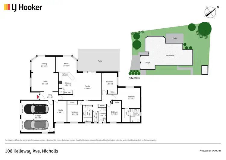 Floorplan of Homely house listing, 108 Kelleway Avenue, Nicholls ACT 2913