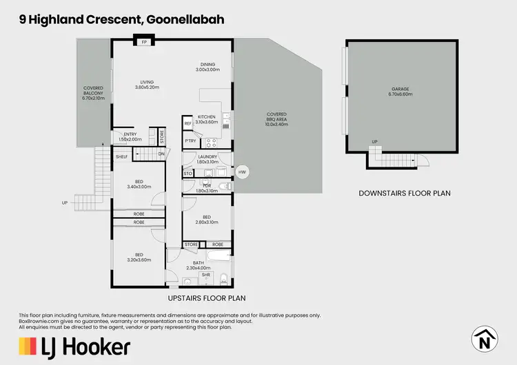 Floorplan of Homely house listing, 9 Highland Crescent, Goonellabah NSW 2480