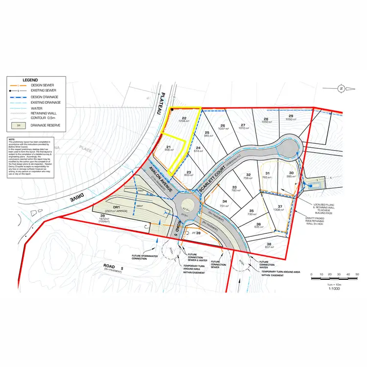 Floorplan of Homely land listing, 62 (Lot 22 Avalon Avenue, Wollongbar NSW 2477