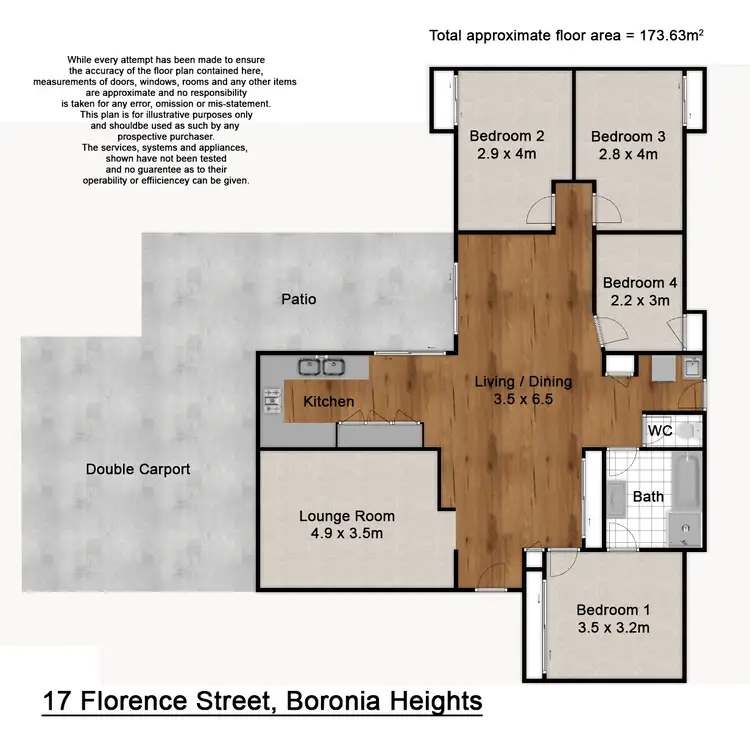 Floorplan of Homely house listing, 17 Florence Street, Boronia Heights QLD 4124