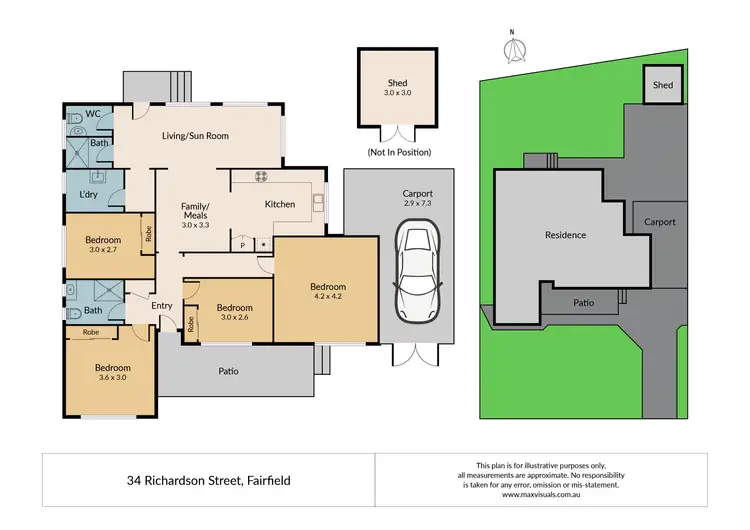 Floorplan of Homely house listing, 34 Richardson Street, Fairfield NSW 2165