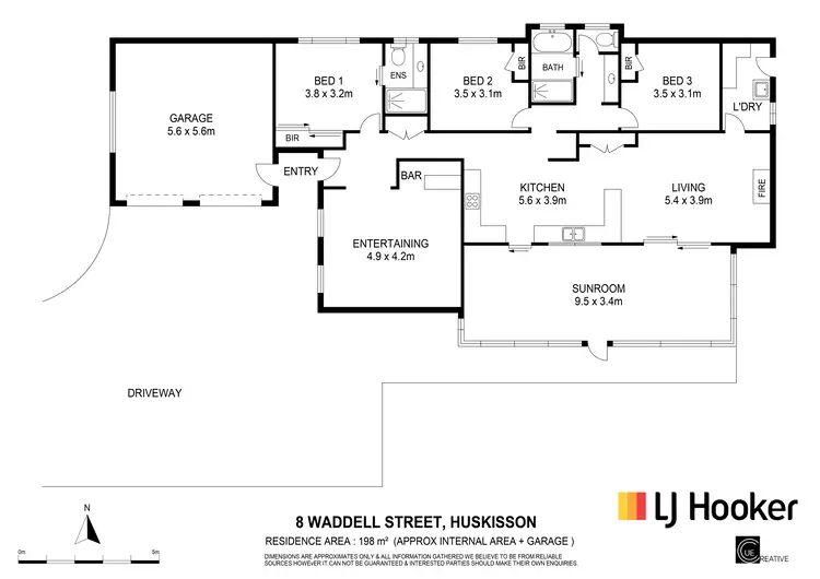 Floorplan of Homely house listing, 8 Waddell Street, Huskisson NSW 2540