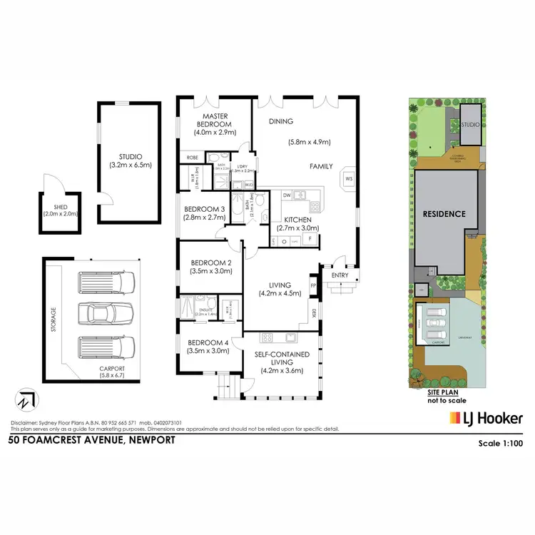Floorplan of Homely house listing, 50 Foamcrest Avenue, Newport NSW 2106