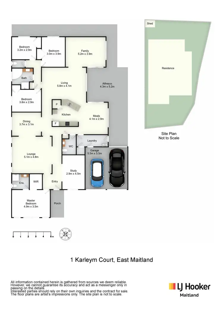 Floorplan of Homely house listing, 1 Karleym Court, East Maitland NSW 2323