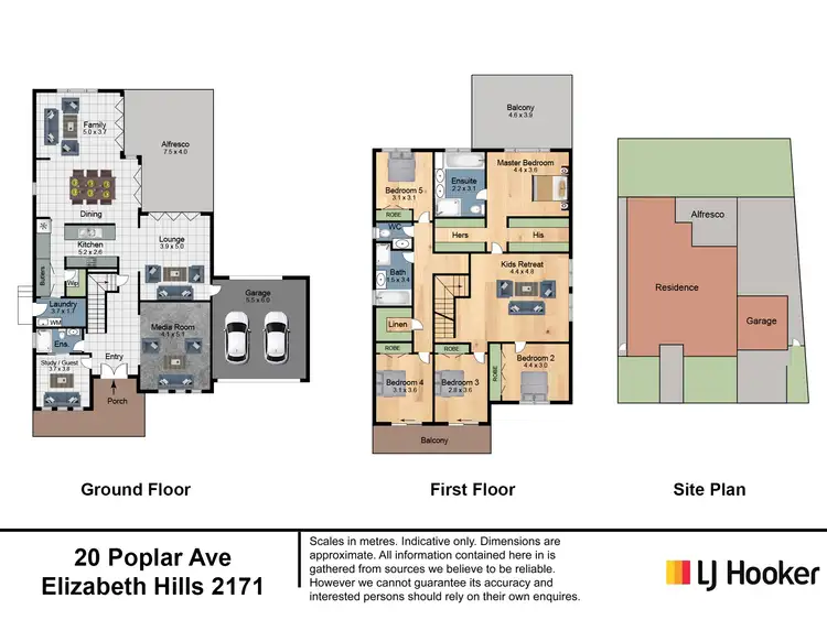 Floorplan of Homely house listing, 20 Poplar Avenue, Elizabeth Hills NSW 2171