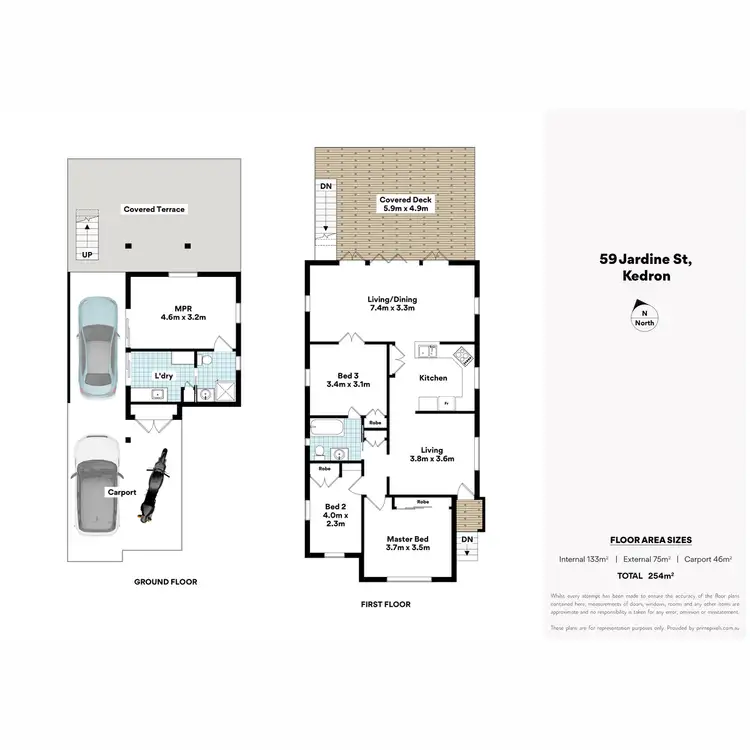 Floorplan of Homely house listing, 59 Jardine Street, Kedron QLD 4031