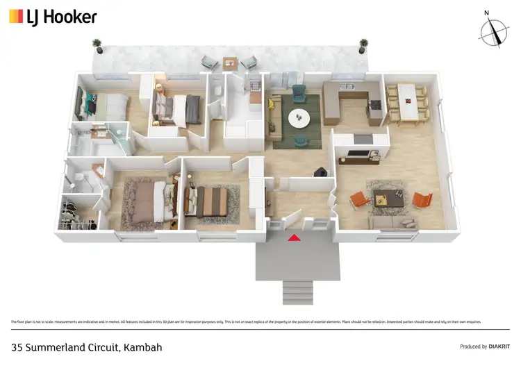 Floorplan of Homely house listing, 35 Summerland Circuit, Kambah ACT 2902